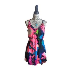 BEAUTIFUL!!! Neon floral dress by Pink Owl Small